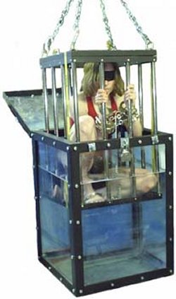 Water Torture Tank and Cage being performed by Dayle Krall