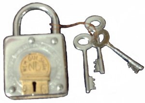 Novelty Tricked Padlock